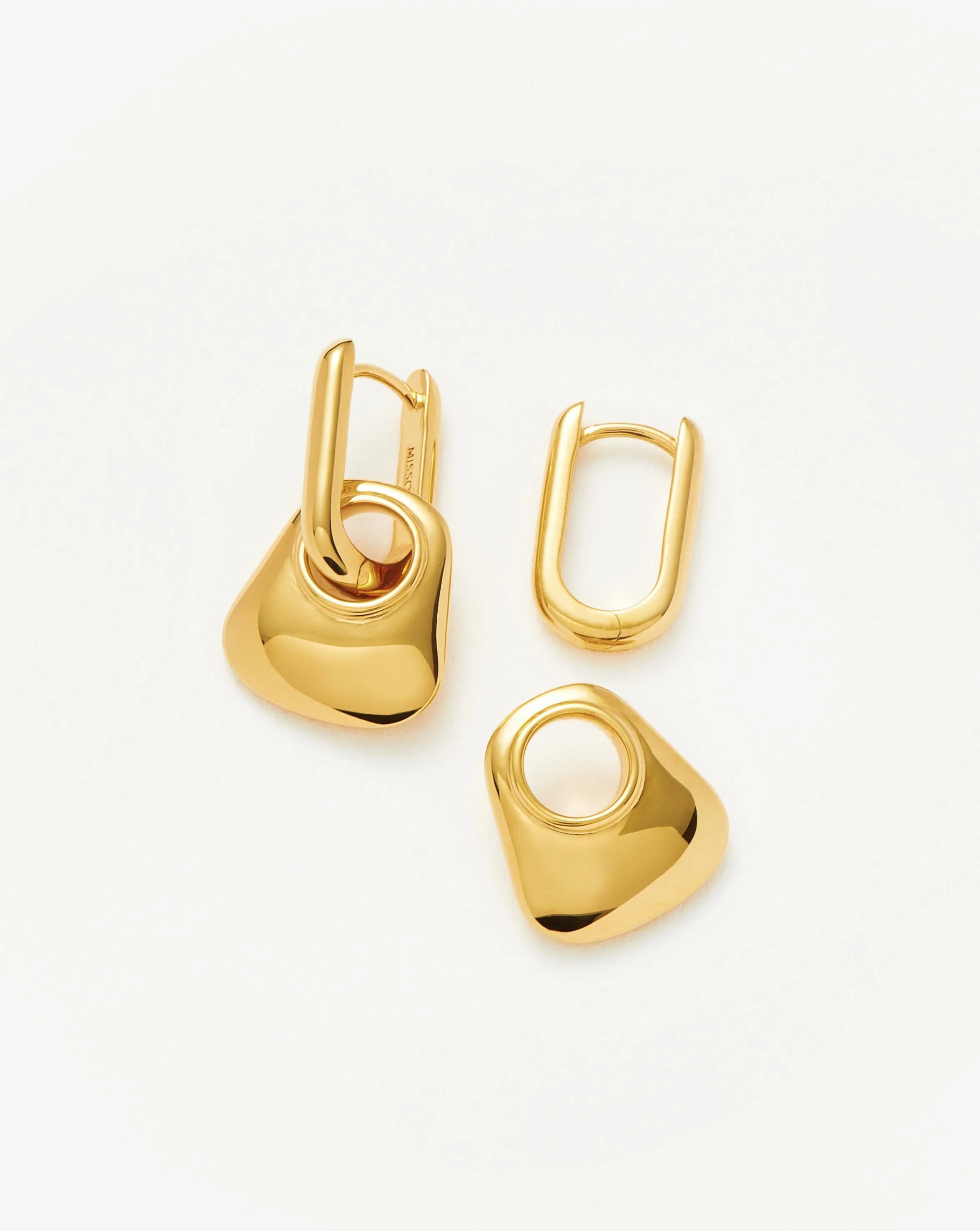 Hera Mini Charm Hoop Earrings