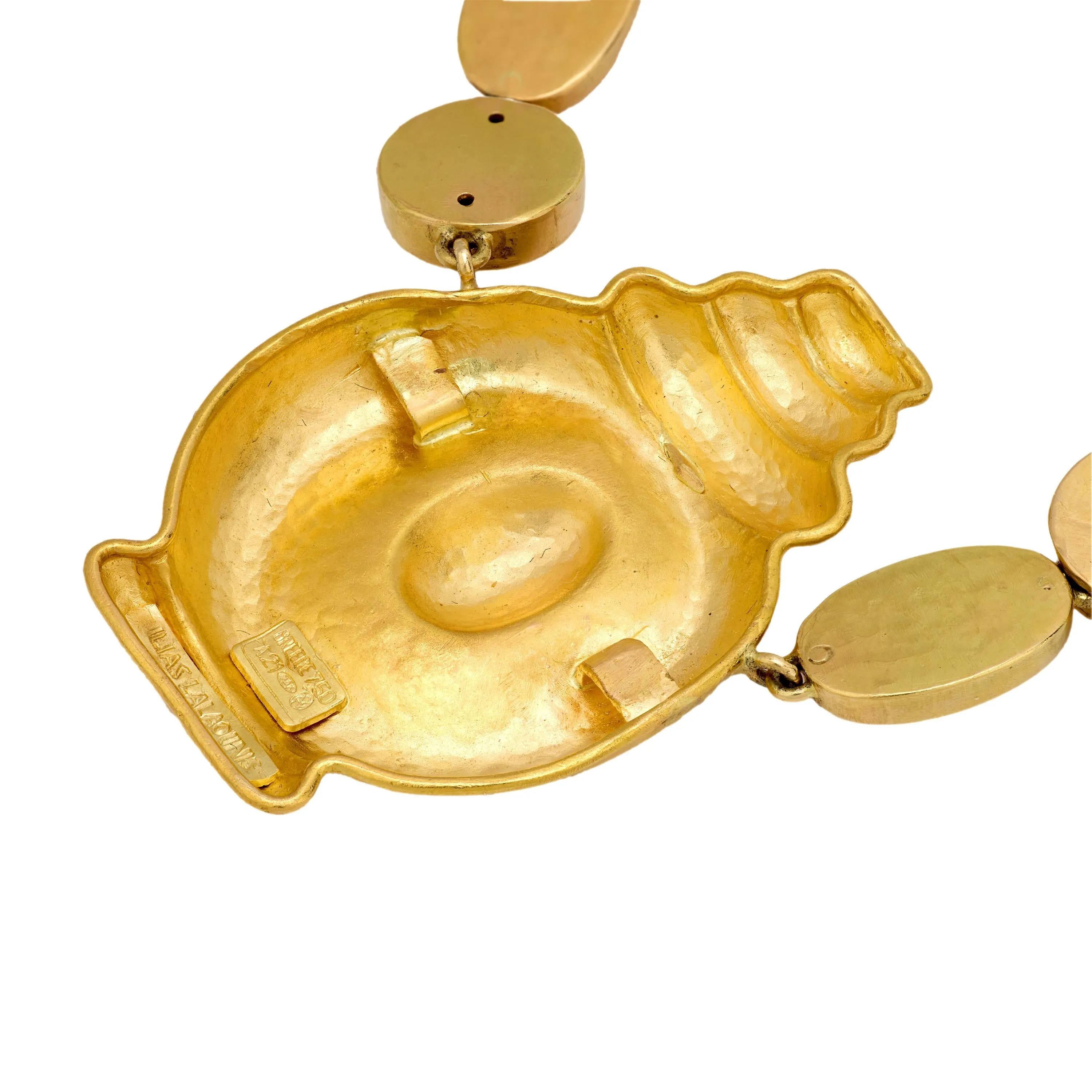 Ilias Lalaounis vintage 18k yellow gold necklace