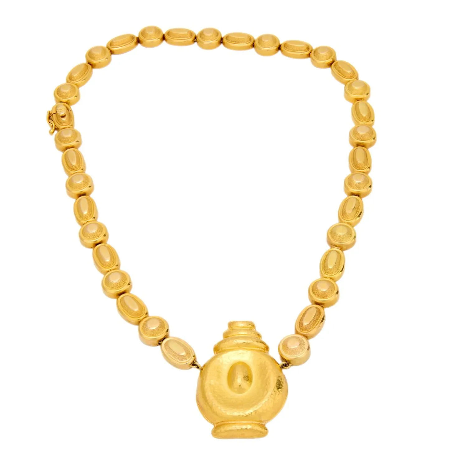 Ilias Lalaounis vintage 18k yellow gold necklace