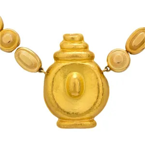 Ilias Lalaounis vintage 18k yellow gold necklace