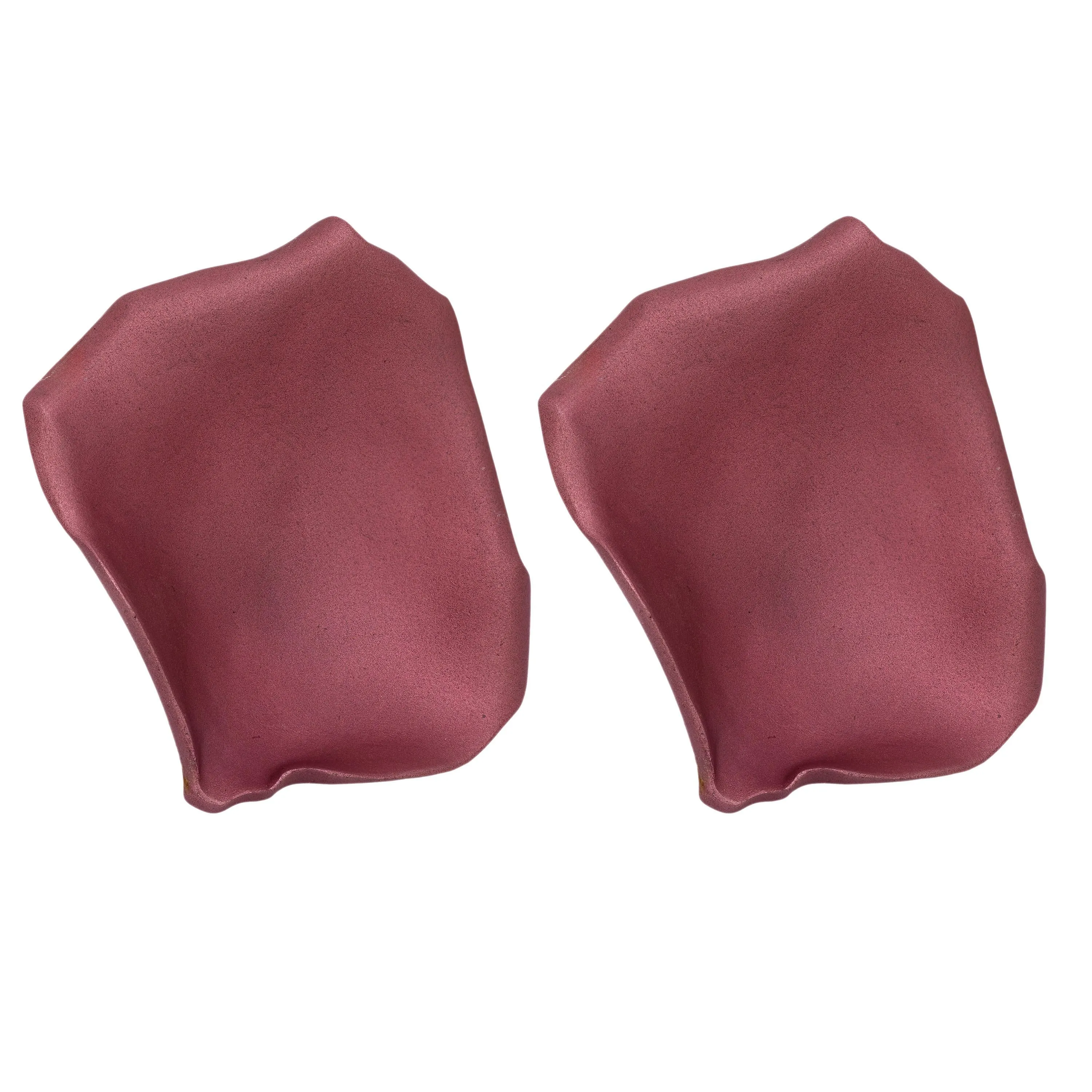 JAR aluminum and 18k yellow gold "Rose petal" earrings
