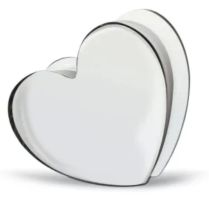 Large Clear Zinzin Heart