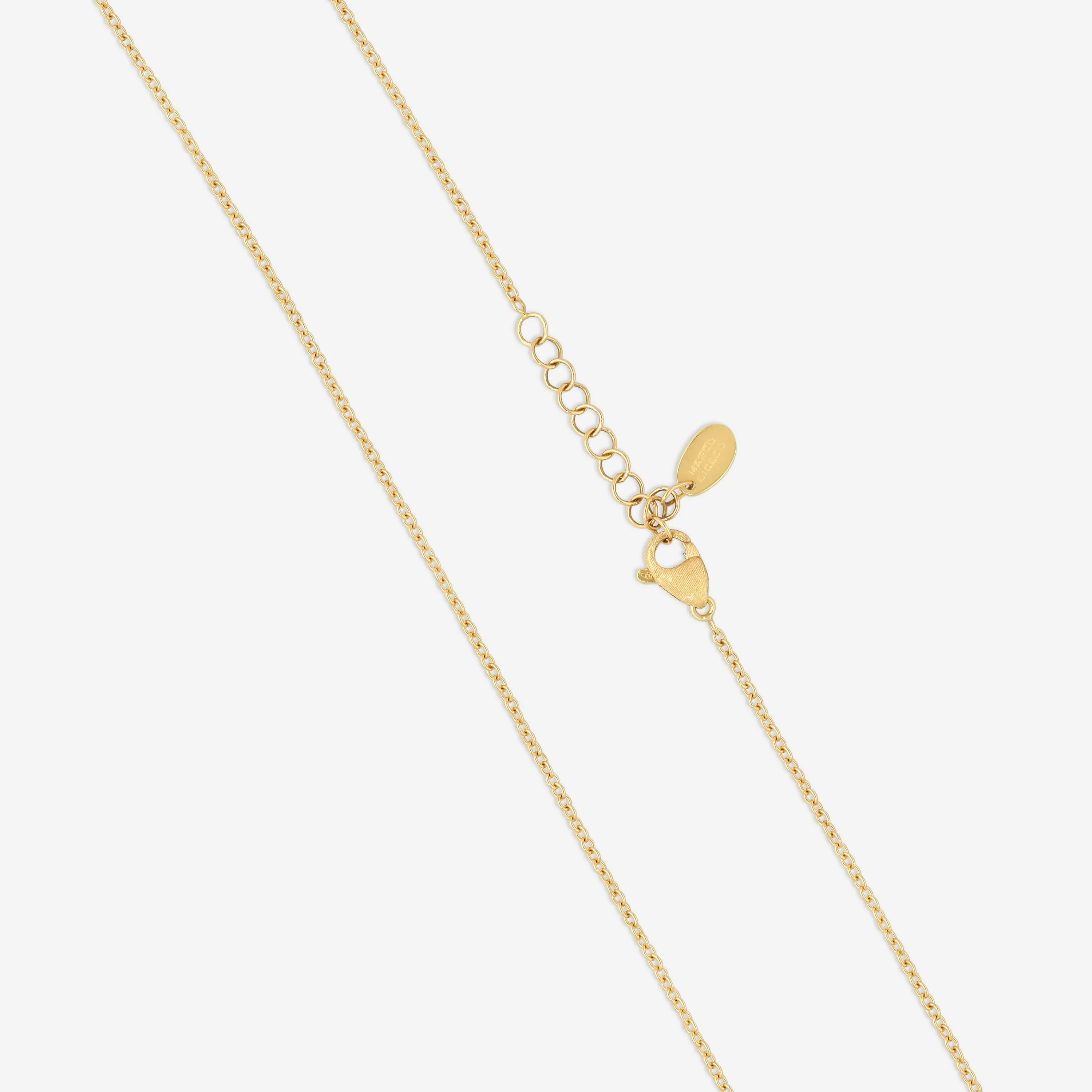 Marco Bicego Marrakech Onde 18K Yellow Gold & White Gold Diamond Pendant Necklace CG830_B3_YW_M5