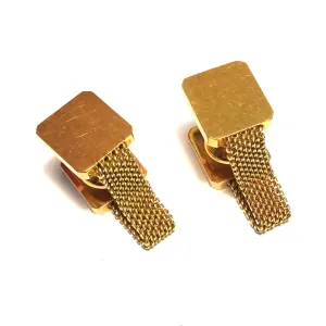 Meister 1960s 18KT Yellow Gold Cufflinks