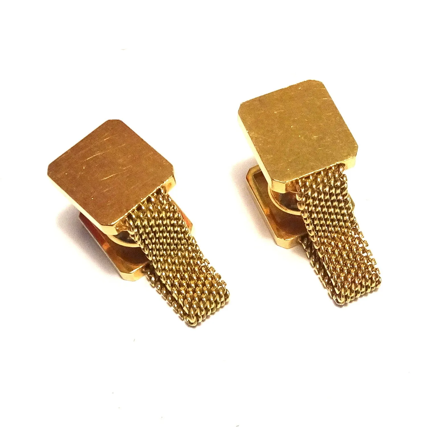 Meister 1960s 18KT Yellow Gold Cufflinks