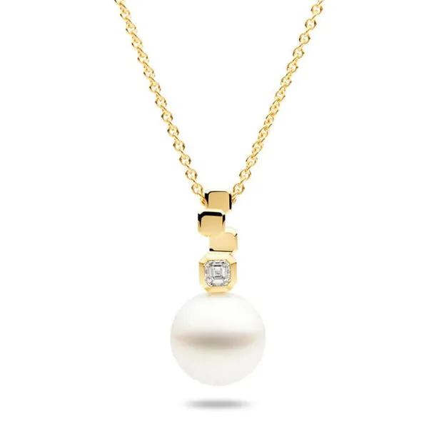 NOUVEAU MERIDIAN PENDANT, YELLOW GOLD