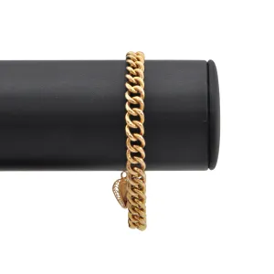 Vintage 18k Gold Curb Link Bracelet